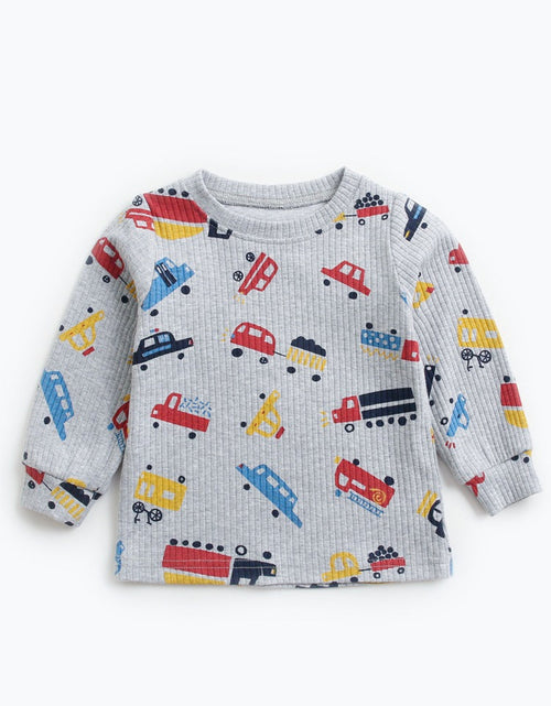 Load image into Gallery viewer, Baby 2pcs Cartoon Graphic Soft Cotton Shirt Combo Pants Sets Tracksuit by MyKids-USA™
