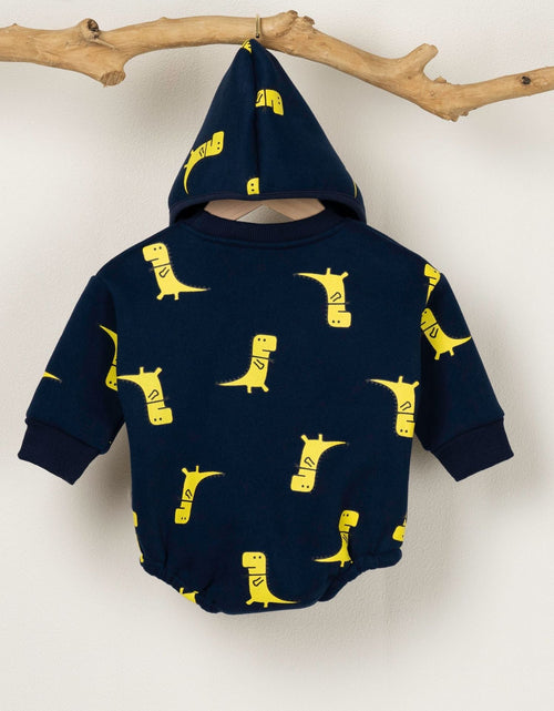 Load image into Gallery viewer, Baby Boy 1pcs Cartoon Dinosaur Pattern Long Sleeves O-Neck Bodysuit &amp; Hats by MyKids-USA™
