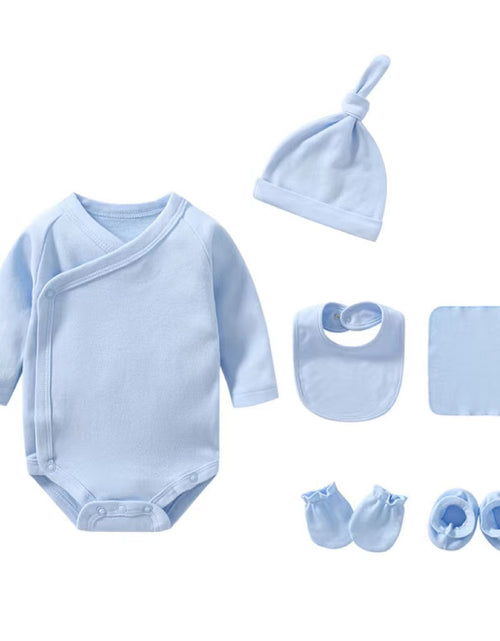 Load image into Gallery viewer, Newborn Solid Color Cotton Bodysuit Thin Style Sets by MyKids-USA™
