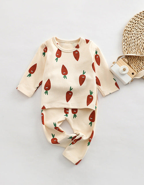 Load image into Gallery viewer, Baby All Over Print Pattern Tops Combo Pants Lovely Sets Home Clothes by MyKids-USA™
