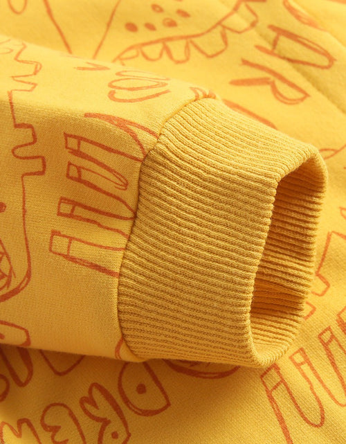 Load image into Gallery viewer, Baby Cartoon Dinosaur Graphic Snap Button Thin Style Rompers With Hat by MyKids-USA™
