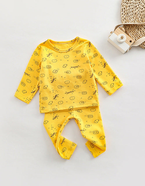 Load image into Gallery viewer, Baby All Over Print Pattern Tops Combo Pants Lovely Sets Home Clothes by MyKids-USA™
