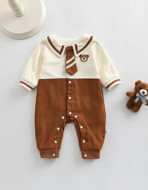 Load image into Gallery viewer, Baby Girl Cartoon Bear Embroidered Pattern College Style Kids Valentine’s Day Clothes by MyKids-USA™
