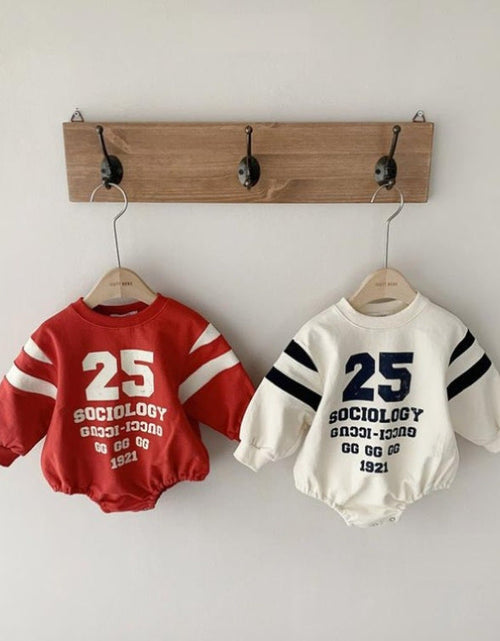 Load image into Gallery viewer, Baby Slogan Print Pattern Long Sleeve Cotton Bodysuit by MyKids-USA™
