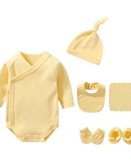 Load image into Gallery viewer, Newborn Solid Color Cotton Bodysuit Thin Style Sets by MyKids-USA™
