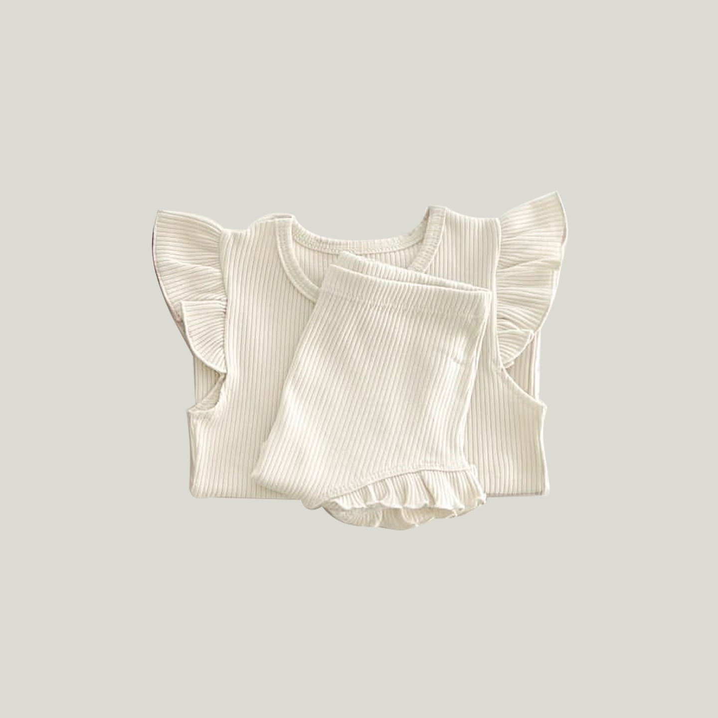 Baby Solid Color Crewneck Tops Sets by MyKids-USA™