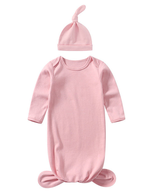 Load image into Gallery viewer, Baby Sleeping Bag Hat Set Spring Summer Baby Sleepwear Anti-Kicker Surprise Jump Swaddling Clothes by MyKids-USA™
