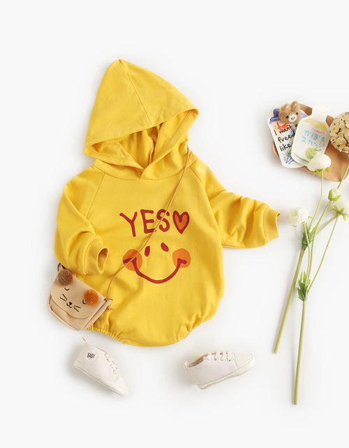 Load image into Gallery viewer, Baby Girl 1pcs Cartoon Pattern Long Sleeved Funny Onesies With Hat by MyKids-USA™
