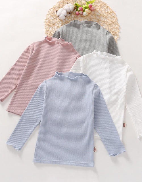 Load image into Gallery viewer, Baby Solid Color Wooden Ear Design Long Sleeve Cheap Tops Shirt by MyKids-USA™
