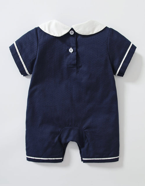 Load image into Gallery viewer, Baby Unisex Boy Girl College Style Romper Combo Sun Hat by MyKids-USA™

