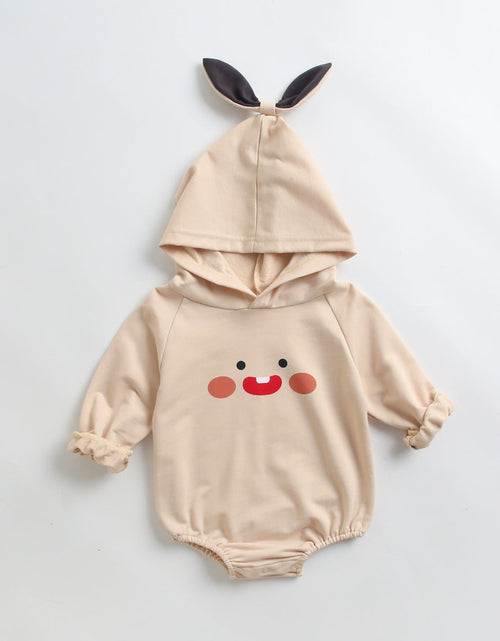 Load image into Gallery viewer, Baby Cartoon Pattern Korean Style Onesies With Hat by MyKids-USA™
