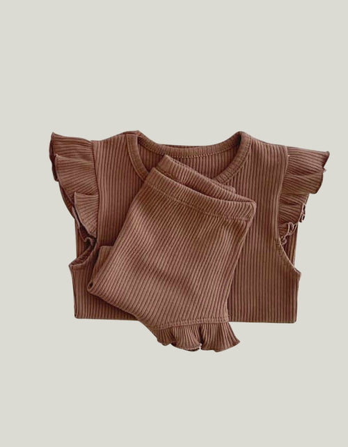 Load image into Gallery viewer, Baby Solid Color Crewneck Tops Sets by MyKids-USA™

