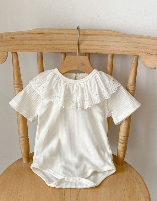 Load image into Gallery viewer, Baby Girl Solid Color Onesies With Cardigan In Summer by MyKids-USA™
