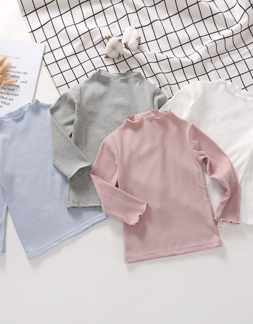 Load image into Gallery viewer, Baby Solid Color Wooden Ear Design Long Sleeve Cheap Tops Shirt by MyKids-USA™
