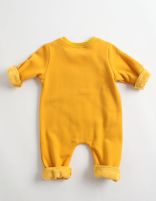 Load image into Gallery viewer, Baby Cartoon Pattern Side Snap Button Design Long Sleeved Romper by MyKids-USA™
