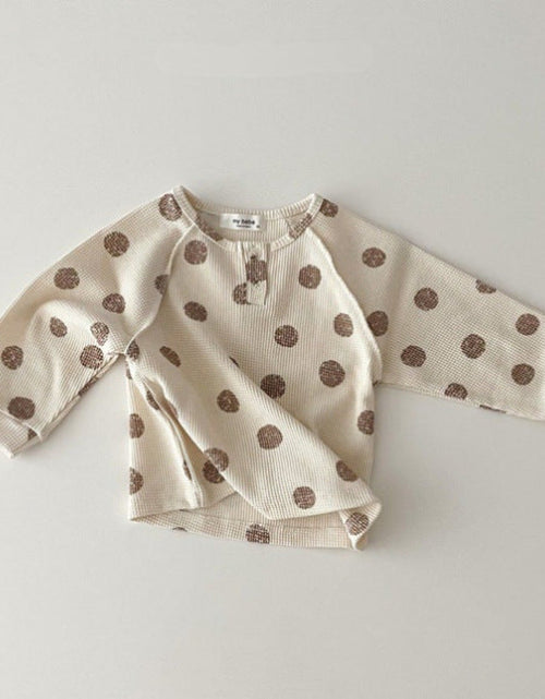 Load image into Gallery viewer, Baby Striped &amp; Polka Dot Pattern &amp; Solid Color Loose Comfort Shirt by MyKids-USA™
