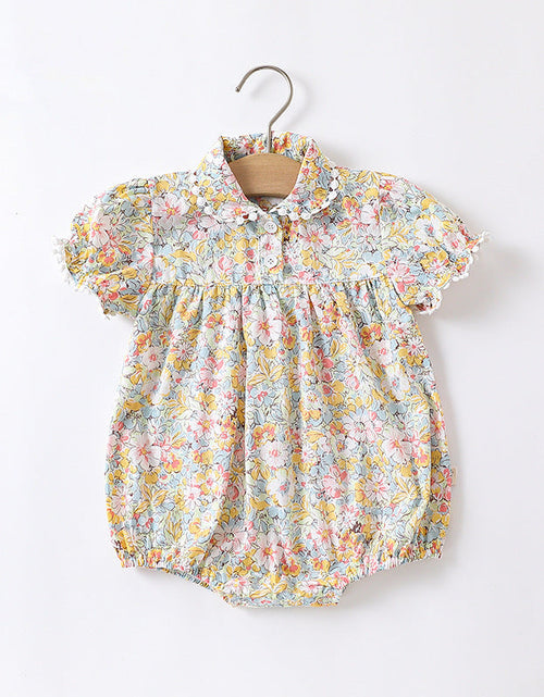 Load image into Gallery viewer, Baby Floral Pattern Fashion Princess Onesie&amp;Sets by MyKids-USA™
