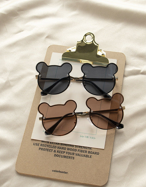 Load image into Gallery viewer, Girls Colorful Lenses Cartoon Frame Shape Fashion Sunglasses by MyKids-USA™
