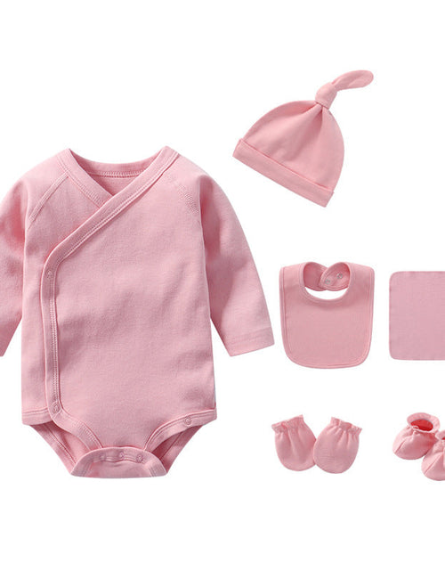 Load image into Gallery viewer, Newborn Solid Color Cotton Bodysuit Thin Style Sets by MyKids-USA™
