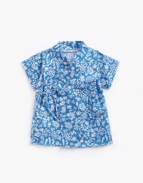 Load image into Gallery viewer, Baby Printed Pattern Belt Design T-Shirt Combo Shorts Japan Style 1-Pieces Sets Pajamas by MyKids-USA™
