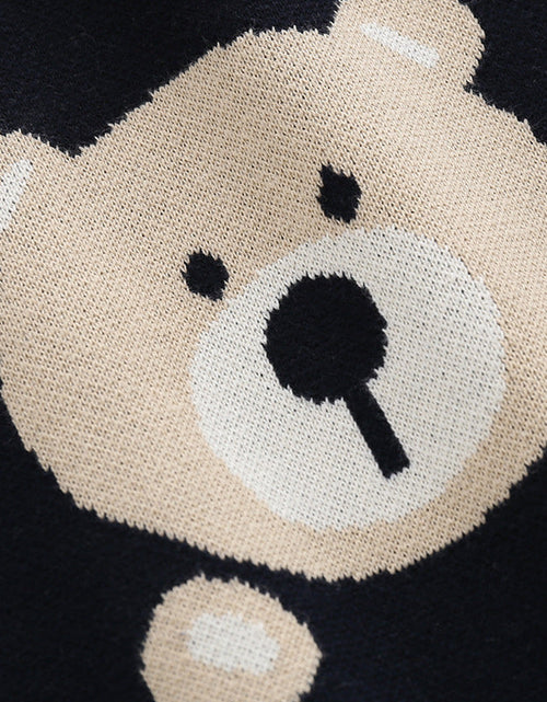 Load image into Gallery viewer, Baby Cartoon Bear Pattern Long Sleeve Quality Romper by MyKids-USA™

