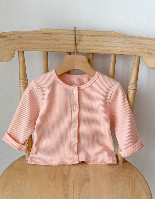 Load image into Gallery viewer, Baby Girl Solid Color Onesies With Cardigan In Summer by MyKids-USA™
