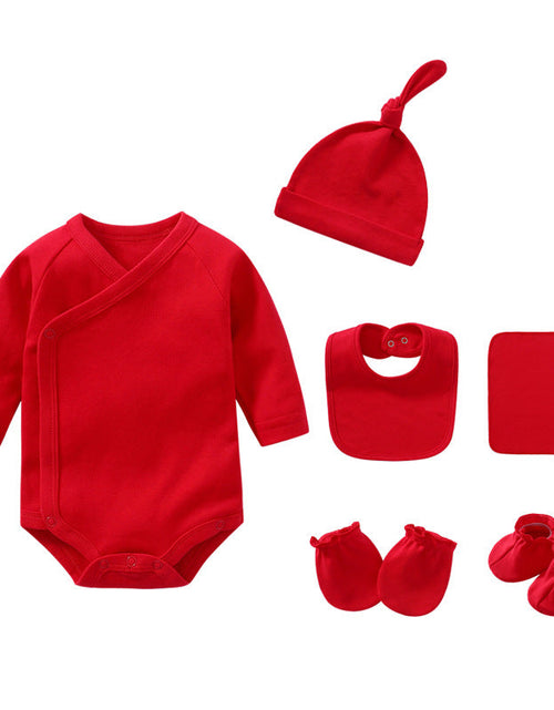 Load image into Gallery viewer, Newborn Solid Color Cotton Bodysuit Thin Style Sets by MyKids-USA™
