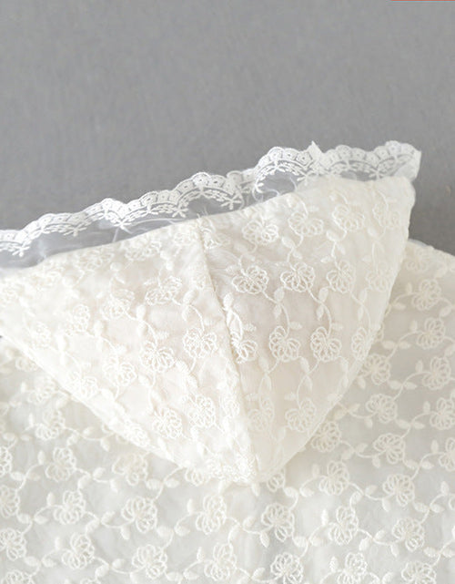 Load image into Gallery viewer, Kids Mesh Overlay Design Belted Bow Tie Shawls With Ruffle Hat by MyKids-USA™
