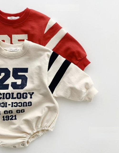 Load image into Gallery viewer, Baby Slogan Print Pattern Long Sleeve Cotton Bodysuit by MyKids-USA™
