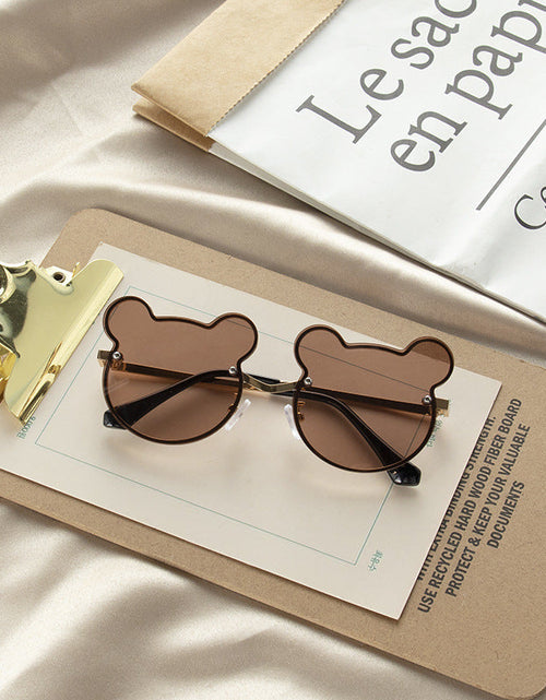 Load image into Gallery viewer, Girls Colorful Lenses Cartoon Frame Shape Fashion Sunglasses by MyKids-USA™
