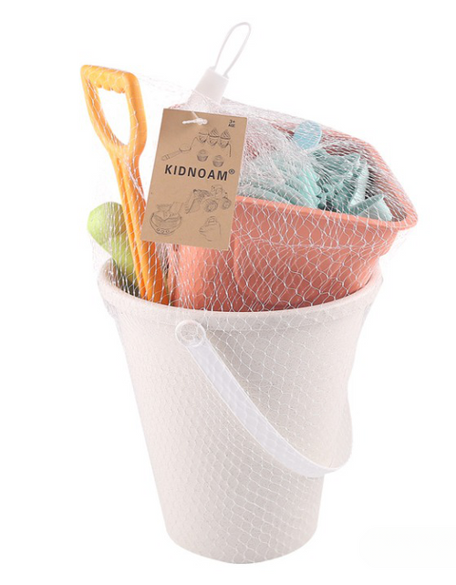 Load image into Gallery viewer, Children’s Wheat Straw Medium Beach Bucket Dinosaur Model Toy by MyKids-USA™
