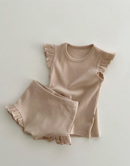 Load image into Gallery viewer, Baby Solid Color Crewneck Tops Sets by MyKids-USA™
