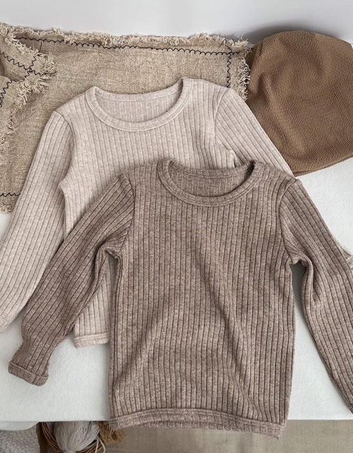 Load image into Gallery viewer, Baby Solid Color Comfy Fabric Shirt Sets Pajamas Home Clothes by MyKids-USA™
