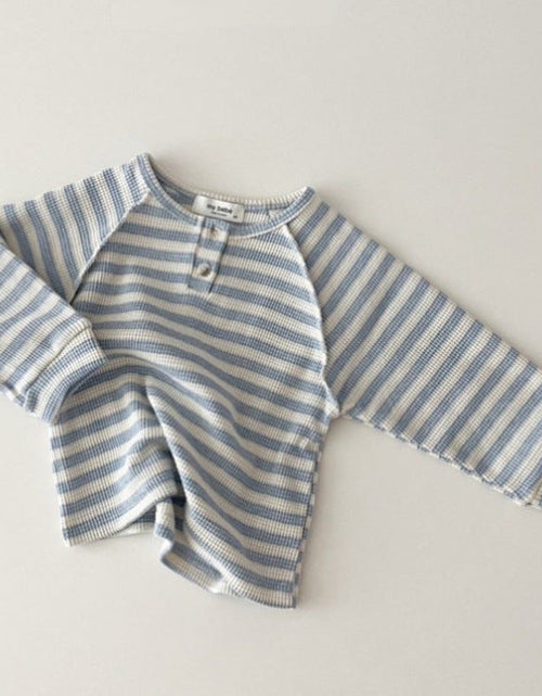Load image into Gallery viewer, Baby Striped &amp; Polka Dot Pattern &amp; Solid Color Loose Comfort Shirt by MyKids-USA™
