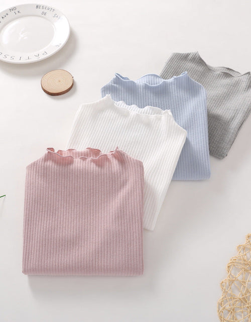 Load image into Gallery viewer, Baby Solid Color Wooden Ear Design Long Sleeve Cheap Tops Shirt by MyKids-USA™
