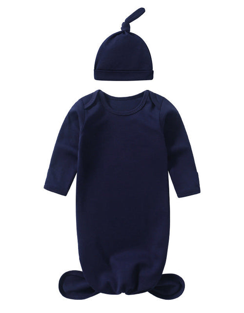 Load image into Gallery viewer, Baby Sleeping Bag Hat Set Spring Summer Baby Sleepwear Anti-Kicker Surprise Jump Swaddling Clothes by MyKids-USA™
