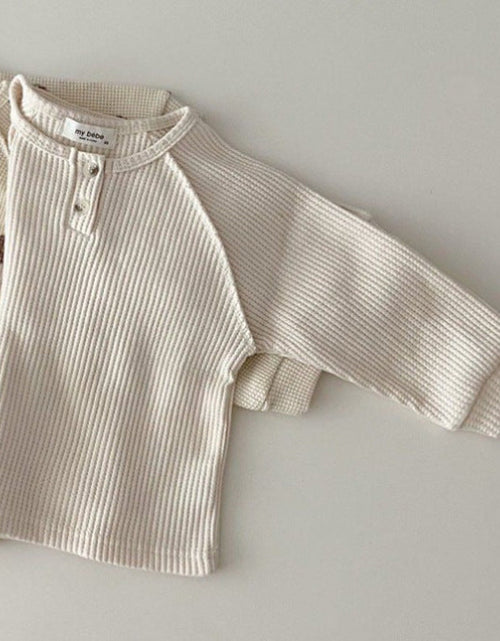 Load image into Gallery viewer, Baby Striped &amp; Polka Dot Pattern &amp; Solid Color Loose Comfort Shirt by MyKids-USA™
