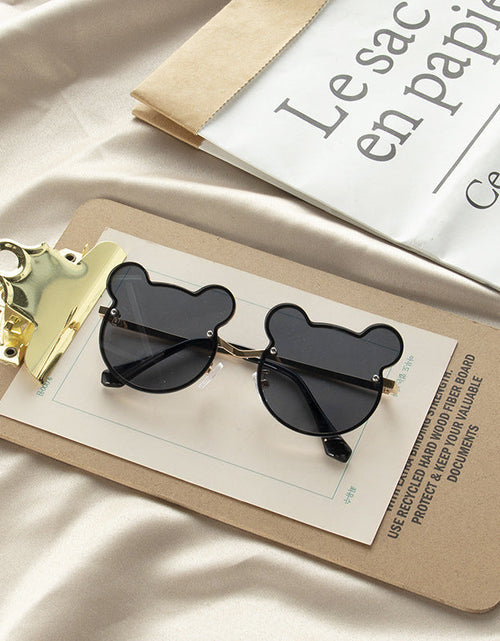 Load image into Gallery viewer, Girls Colorful Lenses Cartoon Frame Shape Fashion Sunglasses by MyKids-USA™
