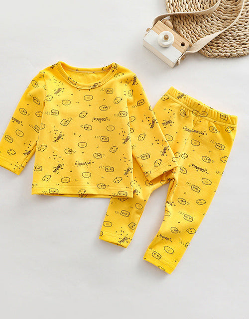 Load image into Gallery viewer, Baby All Over Print Pattern Tops Combo Pants Lovely Sets Home Clothes by MyKids-USA™
