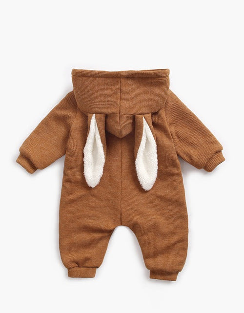 Load image into Gallery viewer, Baby Cartoon Shape Design Soft Fleece Thickened Romper In Autumn &amp; Winter by MyKids-USA™
