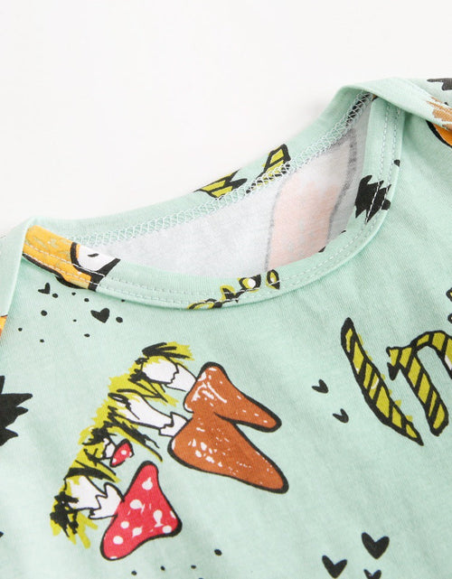 Load image into Gallery viewer, Baby Boy And Girl Animal Print Short-Sleeved O-Neck Lovely Onesies In Summer by MyKids-USA™
