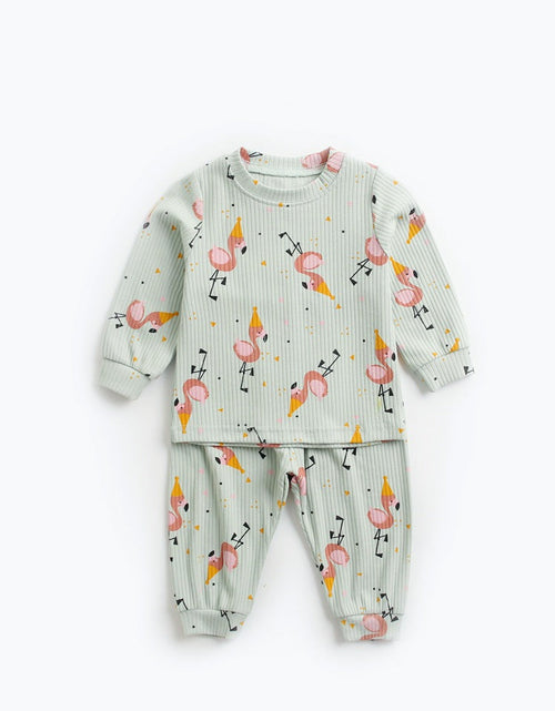 Load image into Gallery viewer, Baby 2pcs Cartoon Graphic Soft Cotton Shirt Combo Pants Sets Tracksuit by MyKids-USA™
