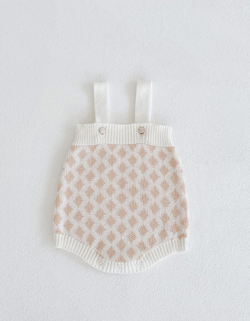Load image into Gallery viewer, Baby Girl 2pcs Plaid Graphic Onesies &amp; Cardigan Knitted Sets by MyKids-USA™
