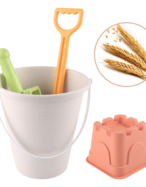 Load image into Gallery viewer, Children’s Wheat Straw Medium Beach Bucket Dinosaur Model Toy by MyKids-USA™
