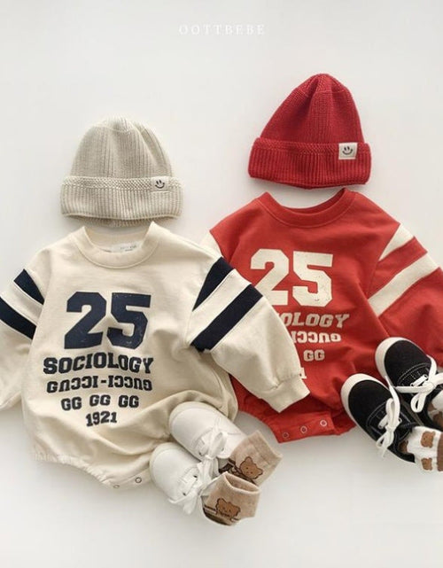 Load image into Gallery viewer, Baby Slogan Print Pattern Long Sleeve Cotton Bodysuit by MyKids-USA™
