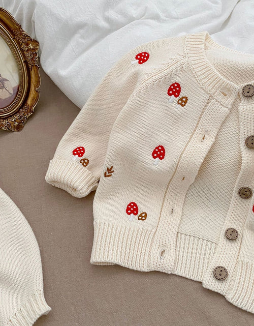 Load image into Gallery viewer, Baby Girl Embroidered Pattern Sleeveless Onesies or Cardigan by MyKids-USA™
