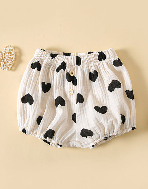 Load image into Gallery viewer, Baby Boys And Girls Cute Print Pattern Short Pants With Buttons by MyKids-USA™
