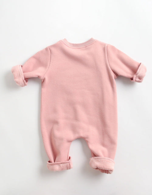 Load image into Gallery viewer, Baby Cartoon Pattern Side Snap Button Design Long Sleeved Romper by MyKids-USA™

