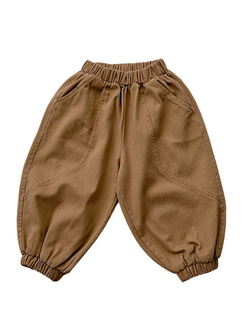 Load image into Gallery viewer, Baby Solid Color Quality Loose Casual Pants Trousers by MyKids-USA™
