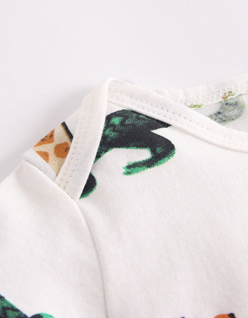 Load image into Gallery viewer, Baby Boy And Girl Animal Print Short-Sleeved O-Neck Lovely Onesies In Summer by MyKids-USA™
